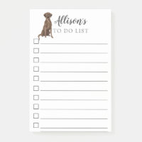 Cão de Brown Labrador personalizado para fazer a