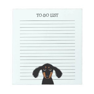Bloco De Notas Cão-De-Cão-De-Cão-De-Cachinho-De-Centeado-Longo