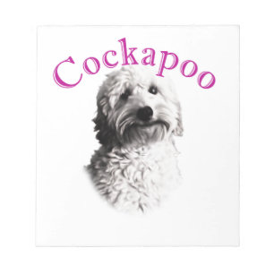 Bloco De Notas Cão de Cockapoo