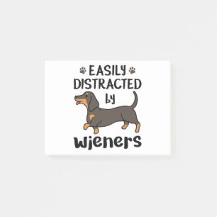 Bloco De Notas Cão de Dachshund facilmente distraído por saltad