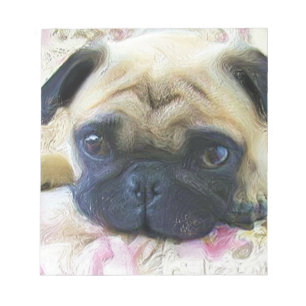 Bloco De Notas Cão do Pug