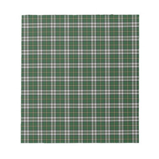 Bloco De Notas Capa verde Breton tartan