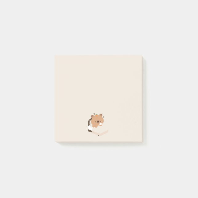 Bloco De Notas Capivara Cansada Fofa (Frente)