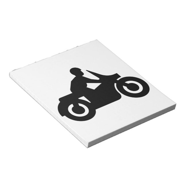 BLOCO DE NOTAS CARA BIKER (Inclinado)