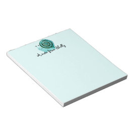 Bloco De Notas Caracol Azul