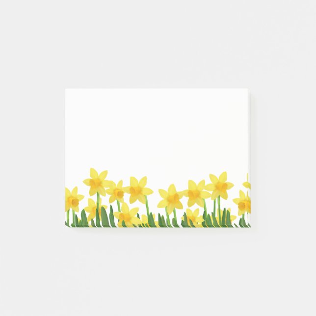 Bloco De Notas Cargo--Nota-Daffodils (Frente)