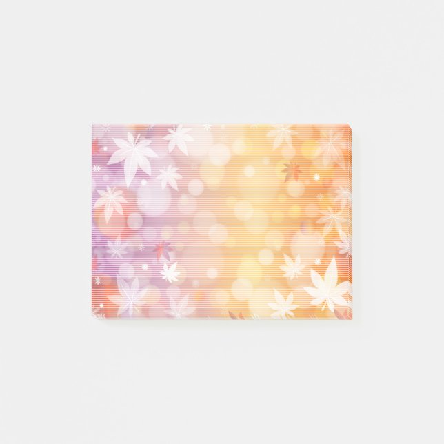 Bloco De Notas Cargo--Notas do outono (Frente)