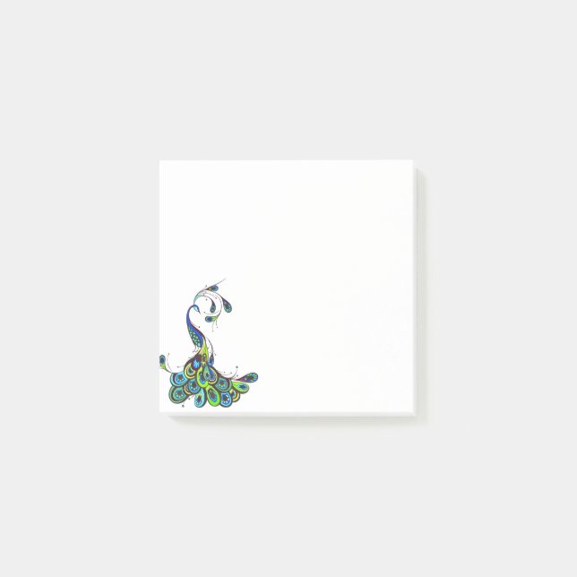 Bloco De Notas Cargo--Notas do pavão (Frente)