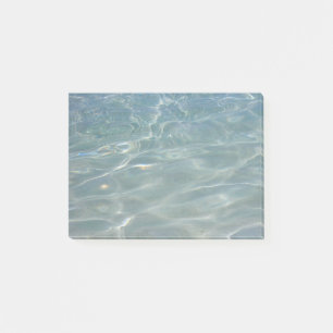 Bloco De Notas Caribe Água Abstrato Natureza Azul