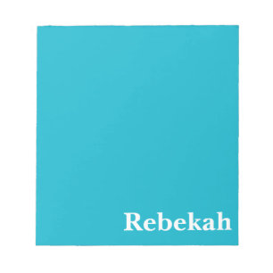 Bloco De Notas Caribe Azul Personalizável