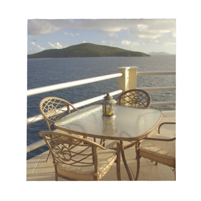 Bloco De Notas Caribe, Ilhas Virgens Americanas, Rua. Thomas. Ver (Frente)