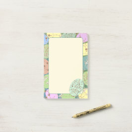 Bloco De Notas Carimbo de ovos de Rosa páscoa