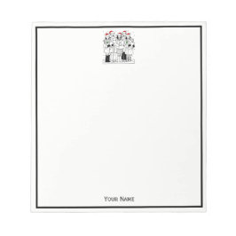 Bloco De Notas Caroleiros de Natal Festivos com Neve