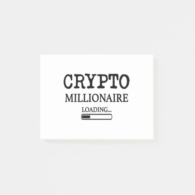 Bloco De Notas Carregamento do Crypto Millionaire (Frente)