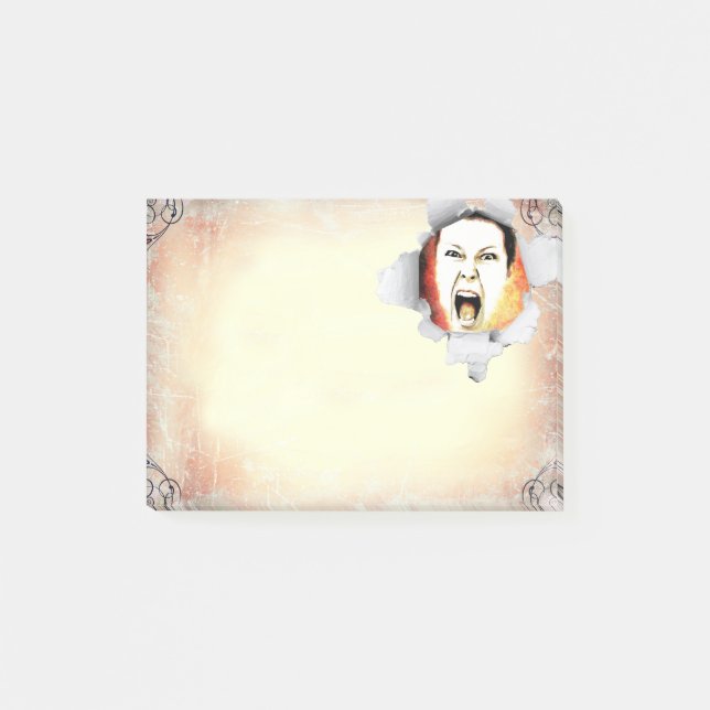 Bloco De Notas Carregue a sua fotografia, personalizável (Frente)