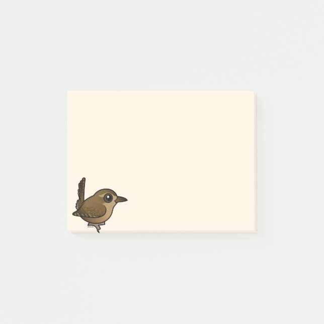 Bloco De Notas Carriça de Birdorable o Pacífico (Frente)