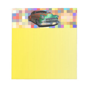 Bloco De Notas Carro Clássico