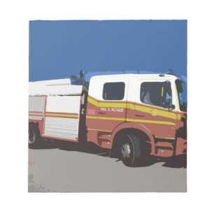 Bloco De Notas Carro de bombeiros