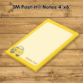 Bloco De Notas Carro de desenho animado amarelo