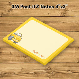Bloco De Notas Carro de desenho animado amarelo