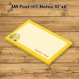 Bloco De Notas Carro de desenho animado amarelo