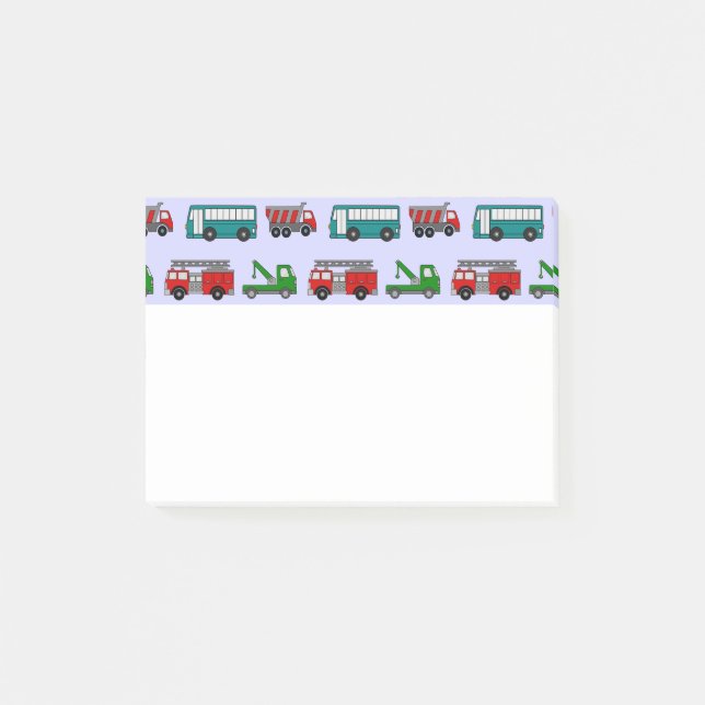 Bloco De Notas Carros, Caminhões, Ônibus (Frente)