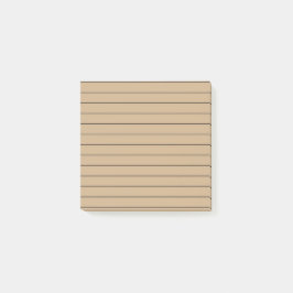 Bloco De Notas Carta de Na moda Castanho