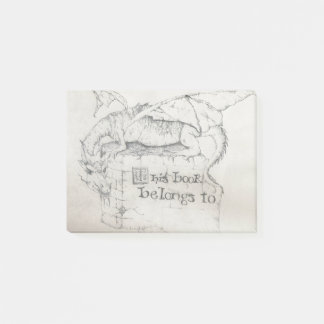 Bloco De Notas Cartão de dragão