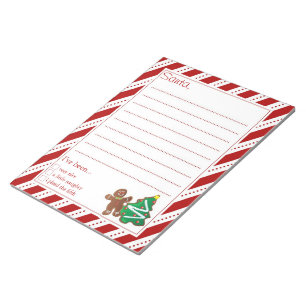 Bloco De Notas Cartas Para o Papai Noel