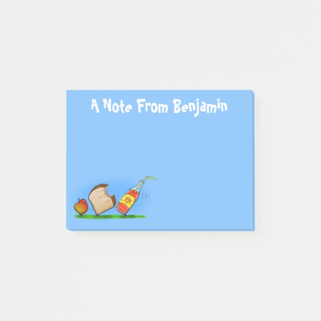 Bloco De Notas Cartografia de formigas engraçadas (Frente)