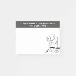 Bloco De Notas Cartografia de Serviços de Limpeza Doméstica para 