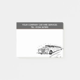 Bloco De Notas Cartografia do Serviço de Aluguer de Carro Limousi