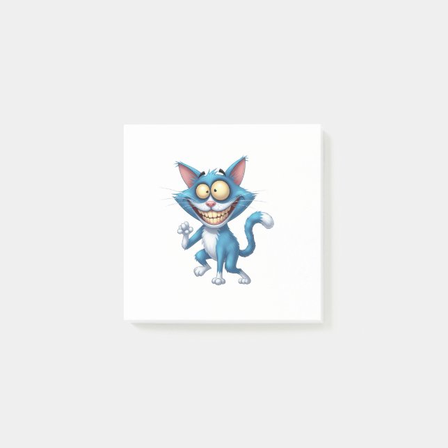 Bloco De Notas Cartoon Cat (Frente)