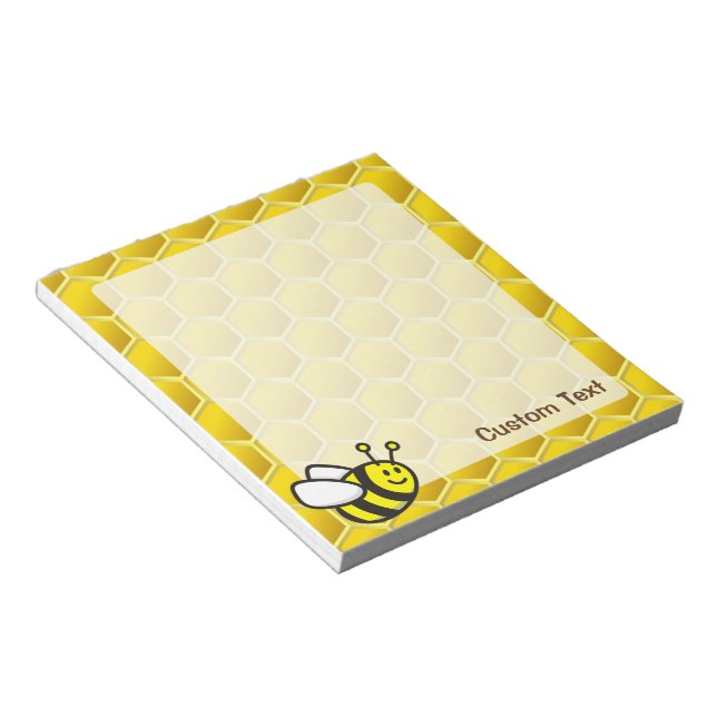 Bloco De Notas Cartoon de Honeybee (Inclinado)