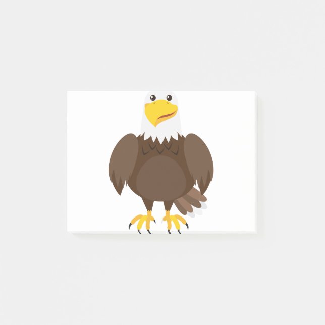 Bloco De Notas Cartoon Eagle (Frente)
