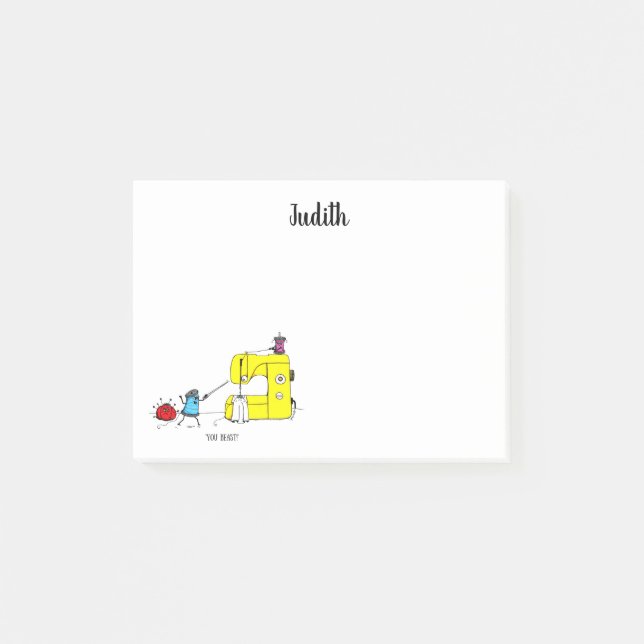 Bloco De Notas Cartoon Engraçado (Frente)