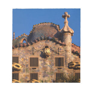 Bloco De Notas Casa Batilo, Arquitetura Gaudi, Barcelona,