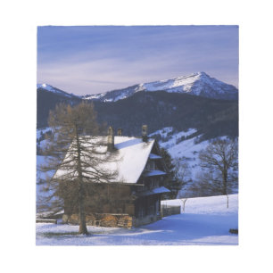 Bloco De Notas Casa de fazenda e Monte Rigi e Pilatus,