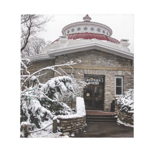 Bloco De Notas Casa de Répteis de Cincinnati Zoo (Frente)