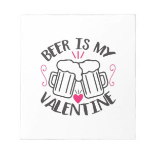 Bloco De Notas Casal Art Beer É Meu Namorados
