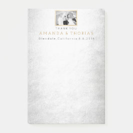 Bloco De Notas Casamento Personalizado Obrigado Presente Favor