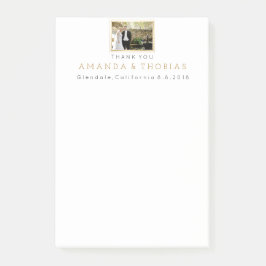 Bloco De Notas Casamento Personalizado Obrigado Presente Favor