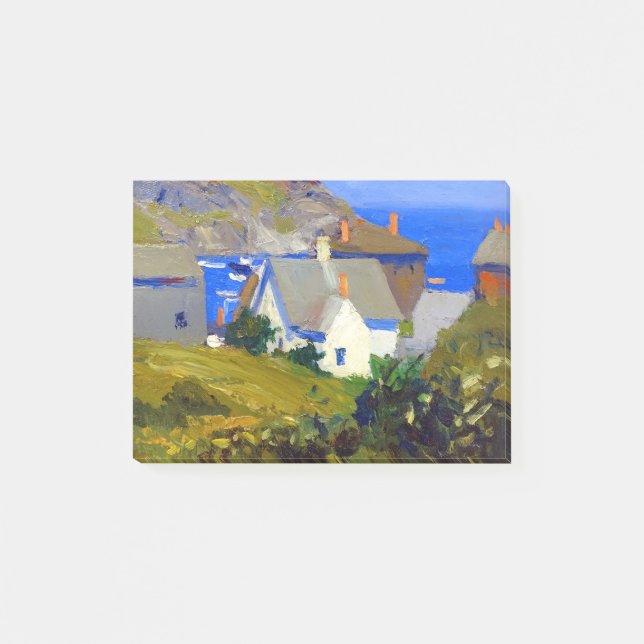 Bloco De Notas Casas de Edward Hopper Monhegan (Frente)