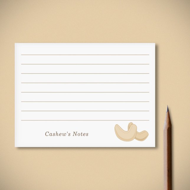 Bloco De Notas Cashew Sticky Notes (Cashew Sticky Notes)