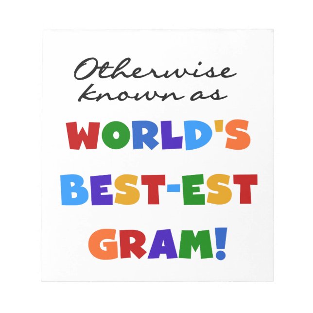 Bloco De Notas Caso contrário, conhecido como Melhores Presentes (Frente)