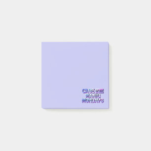 Bloco De Notas Caso do Posto Manic Mondays Notas / Roxo