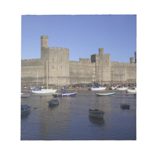 Bloco De Notas Castelo de Caernarfon, Gwynedd, País de Gales (RF) (Frente)