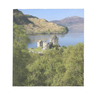 Bloco De Notas Castelo Eilean Donan, Escócia. O famoso Eilean