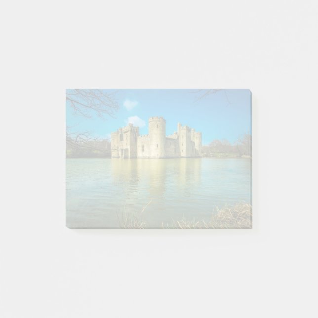 Bloco De Notas Castelo Scenic Bodiam em East Sussex Inglaterra (Frente)