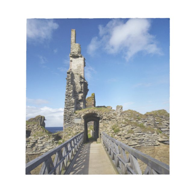 Bloco De Notas Castelo Sinclair Girnigoe, Wick, Caithness, 2 (Frente)